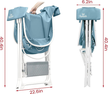 Furesh Big Dipper Foldable Dog Bath with Stairs – Elevated Pet Wash Station - Paw Fit Gears