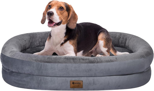 Orthopedic Memory Foam Dog Bed – Waterproof, Washable with Bolsters for Large Dogs - Paw Fit Gears