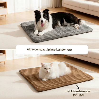 Self-heating pet mat